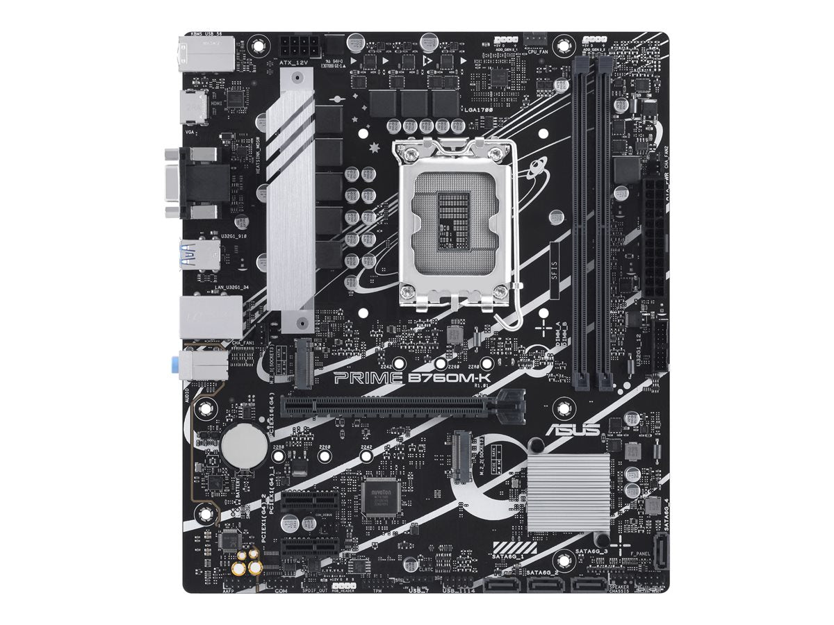 ASUS PRIME B760M-K LGA 1700 2xDDR5 microATX 4xSATA MB 1xHDMI 2,1 1xD-Sub 2xM,2