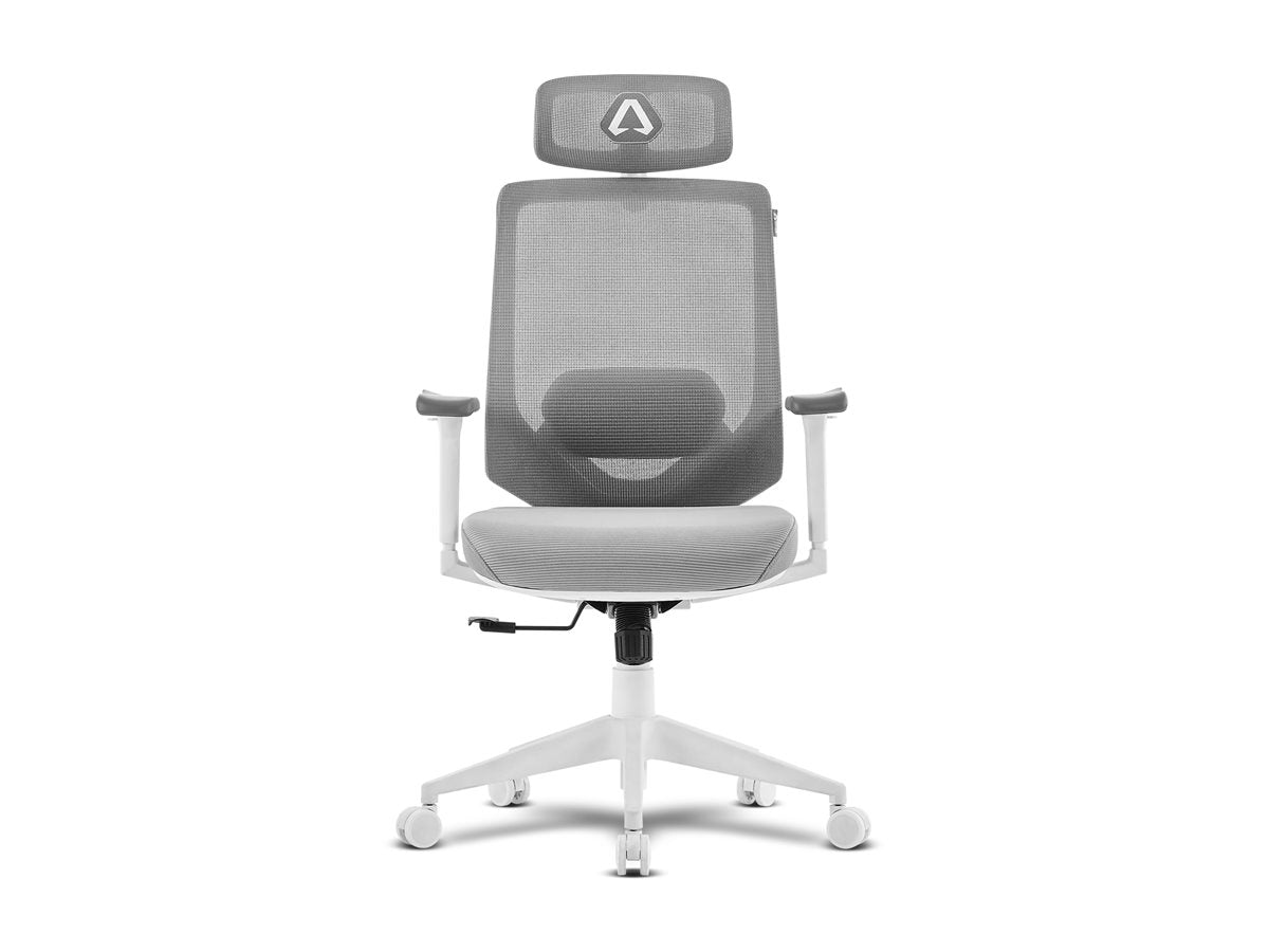 ALPHA GAMER STELLA WHITE / GREY CHAIR MESH