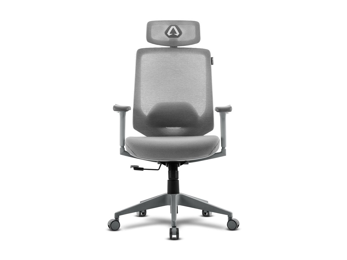 ALPHA GAMER STELLA WHITE / GREY CHAIR MESH