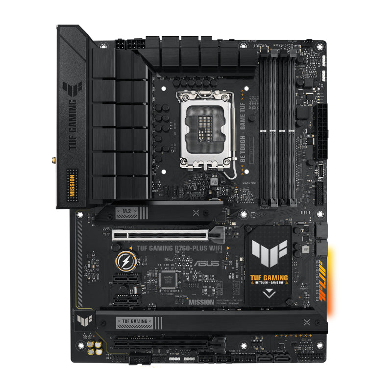 ASUS TUF Gaming B760-PLUS WIFI Motherboard Motherboard LGA1700 DDR5 ATX com WiFi 6 para Gaming Intel 12ª/13ª/14ª Gen