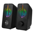 NGS Gaming 2.0 Speakers Colunas Gaming 2.0 para PC com Som Estéreo e Ligação Jack 3.5mm